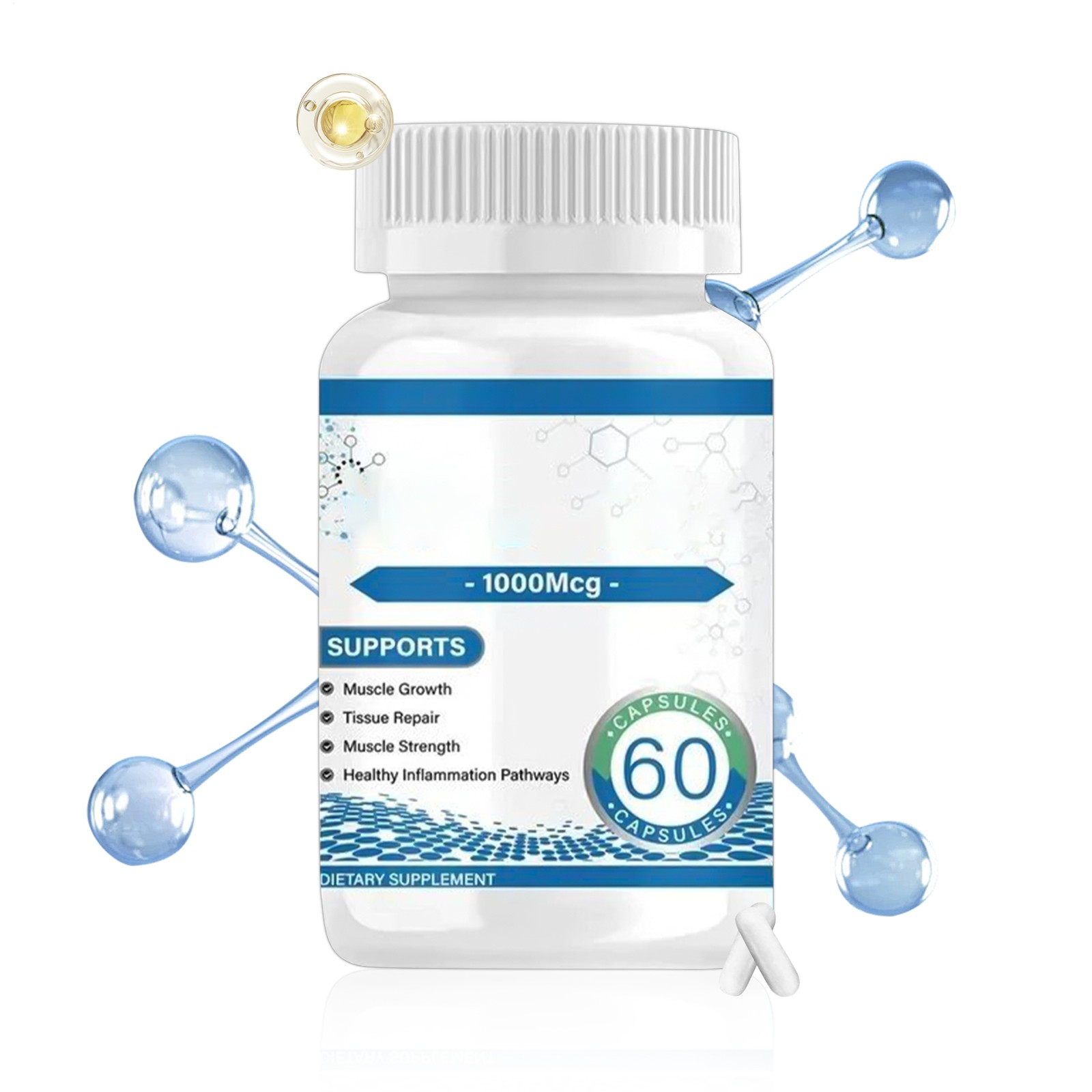 Sports Mcg 1000 Collagen 60 Count B|157Peptides Health Muscle Recovery Supply