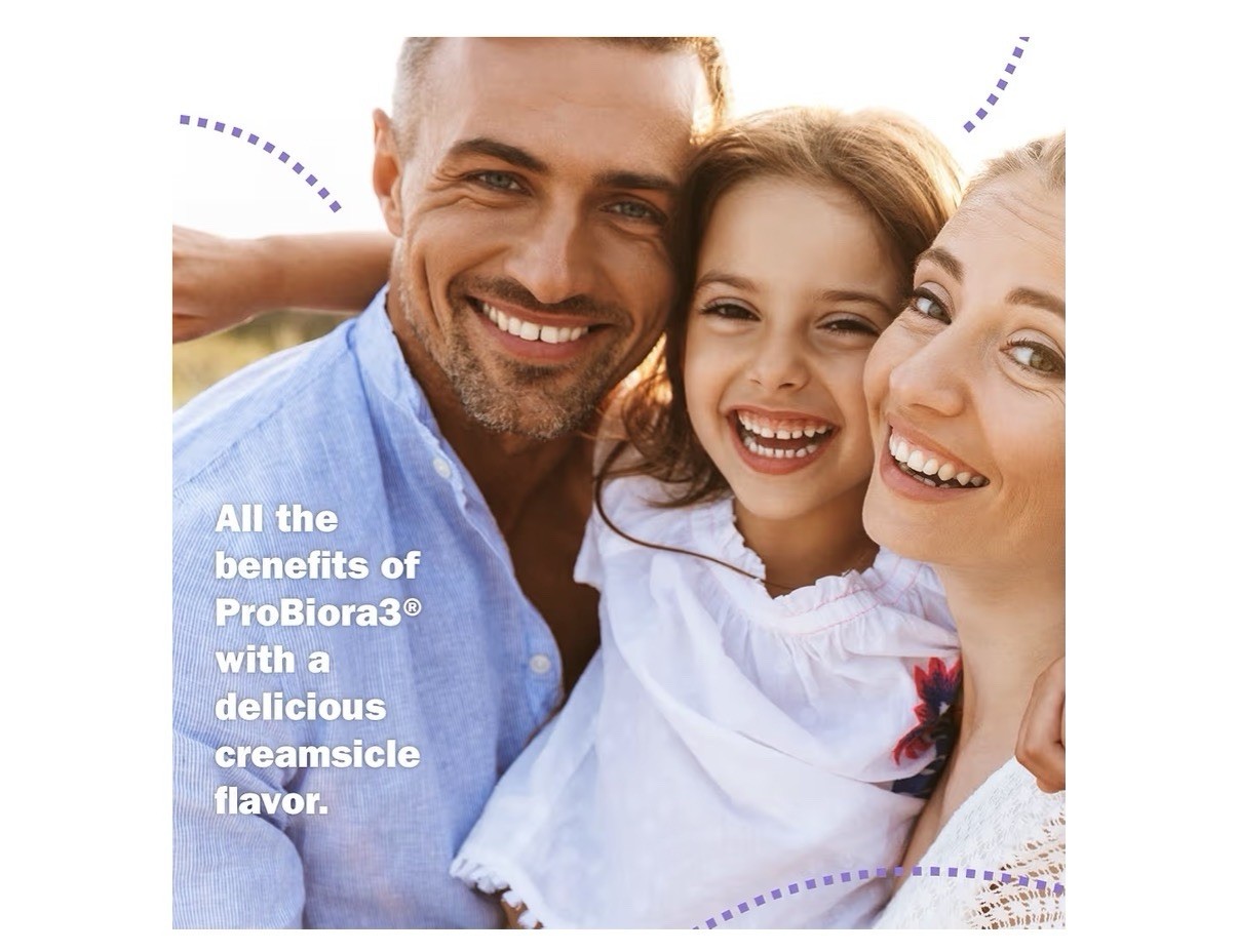 ProBiora Kids Probiotic Oral Care Gum Teeth Health Chewable 30 Tablets Orange