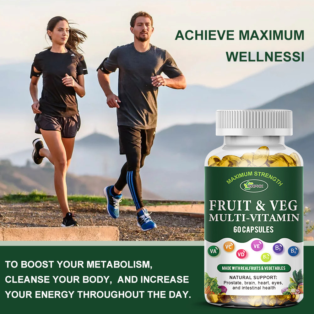 Fruits and Veggies 60 Softgels Balance of Daily Nature Fruits & Vegetables Caps