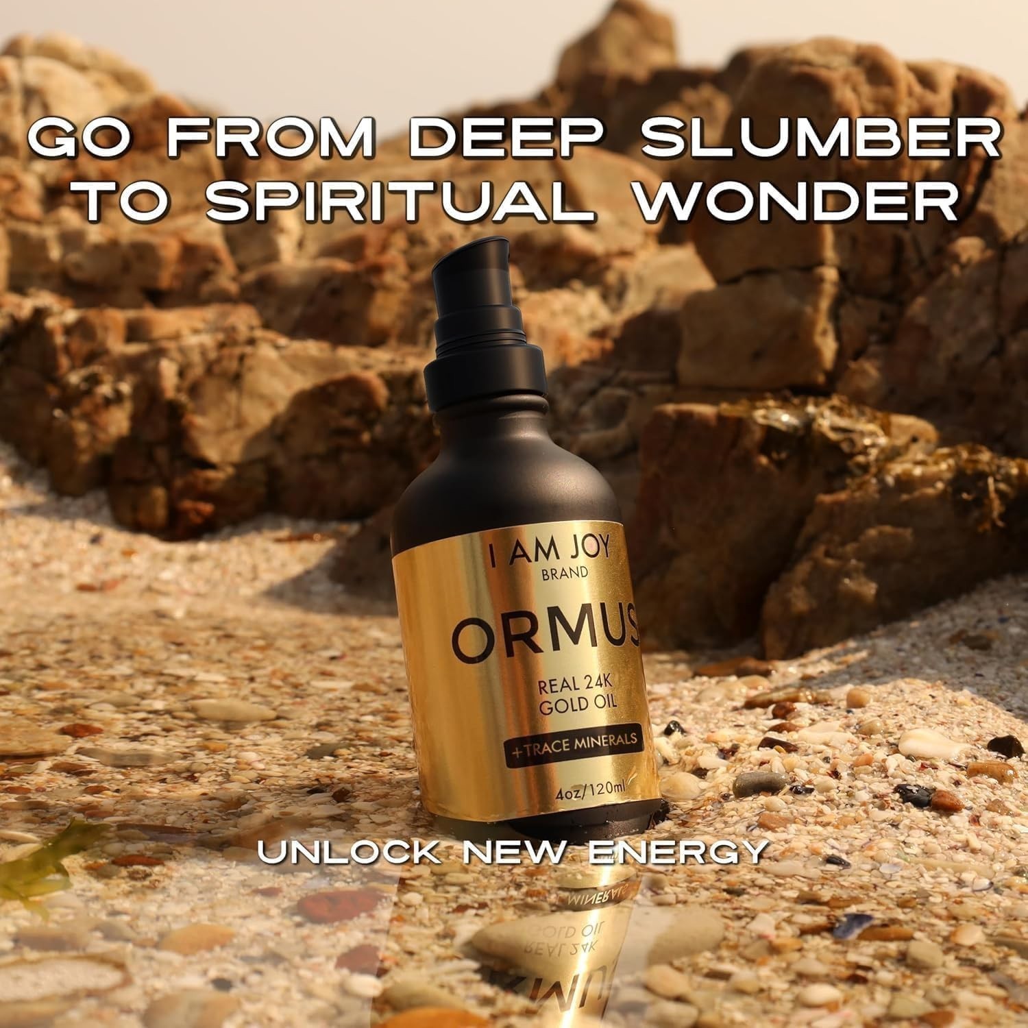 I am Joy Ormus Gold Oil DNA 4oz Decalcify Pineal Gland Repair Monoatomic 120ml