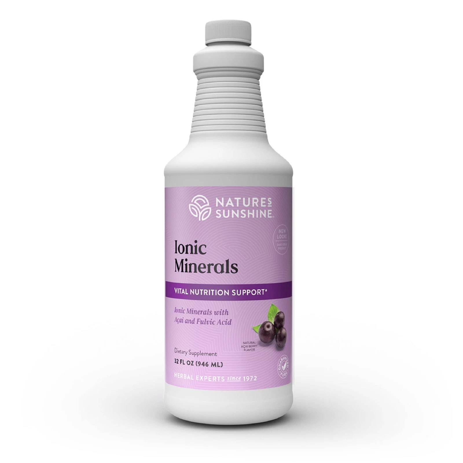 Nature’s Sunshine Ionic Minerals with Acai 32 Fl Oz (Pack of 1) Exp 2028