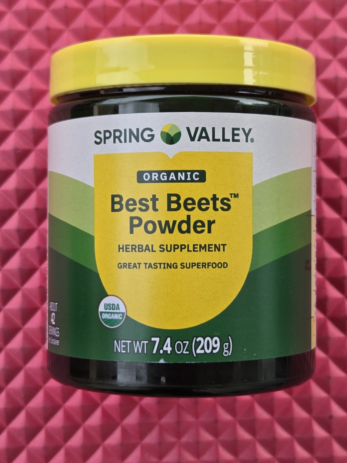 Spring Valley Organic Best Beet Powder Herbal Supplement 7.4 oz EXP 11/2027