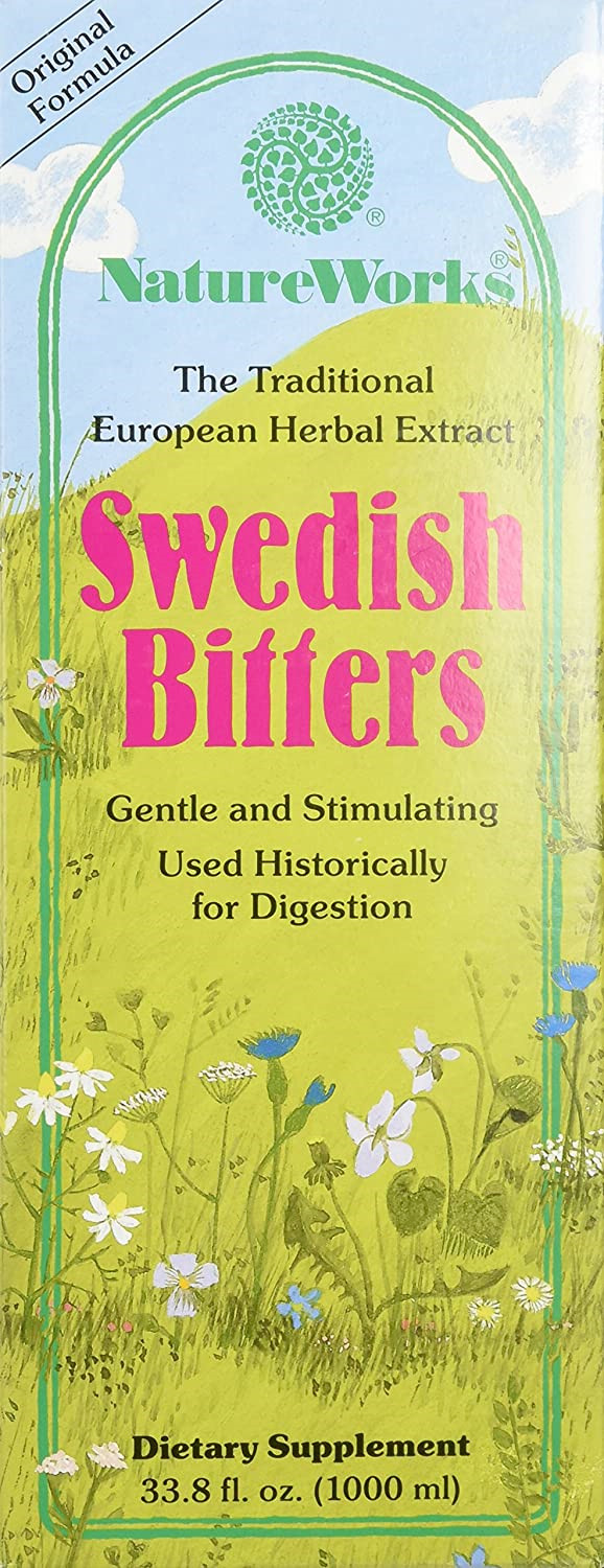 Nature Works – Swedish Bitters – 33.8 Oz