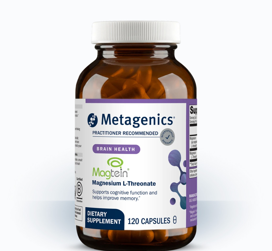 Metagenics Magtein Magnesium L-Threonate Dietary Supplement 120 Capsules – New