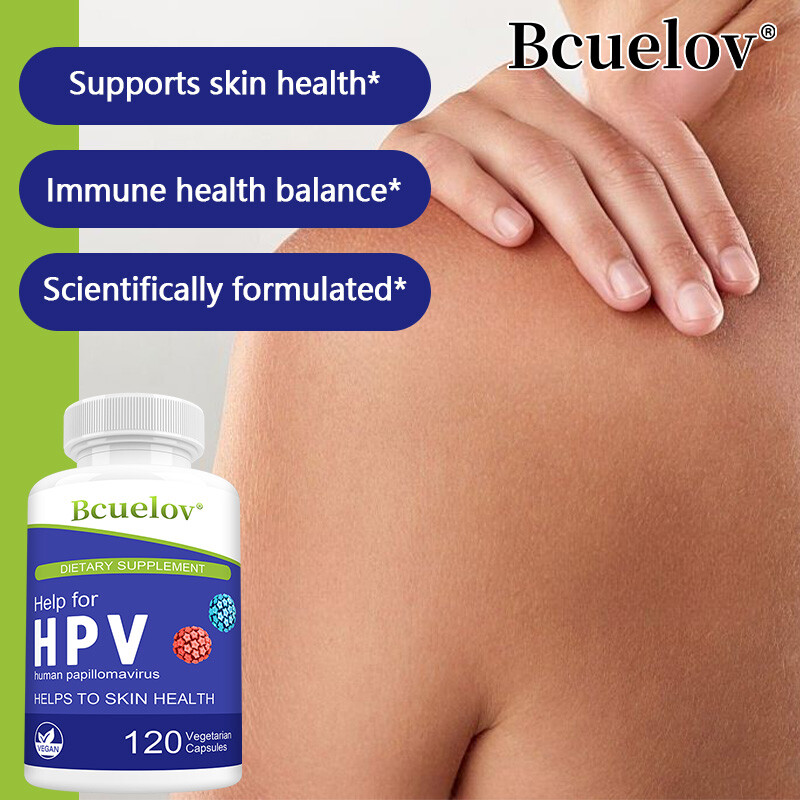 Help For HPV (human papillomavirus) Relief Skin Conditions, Warts-120 capsules