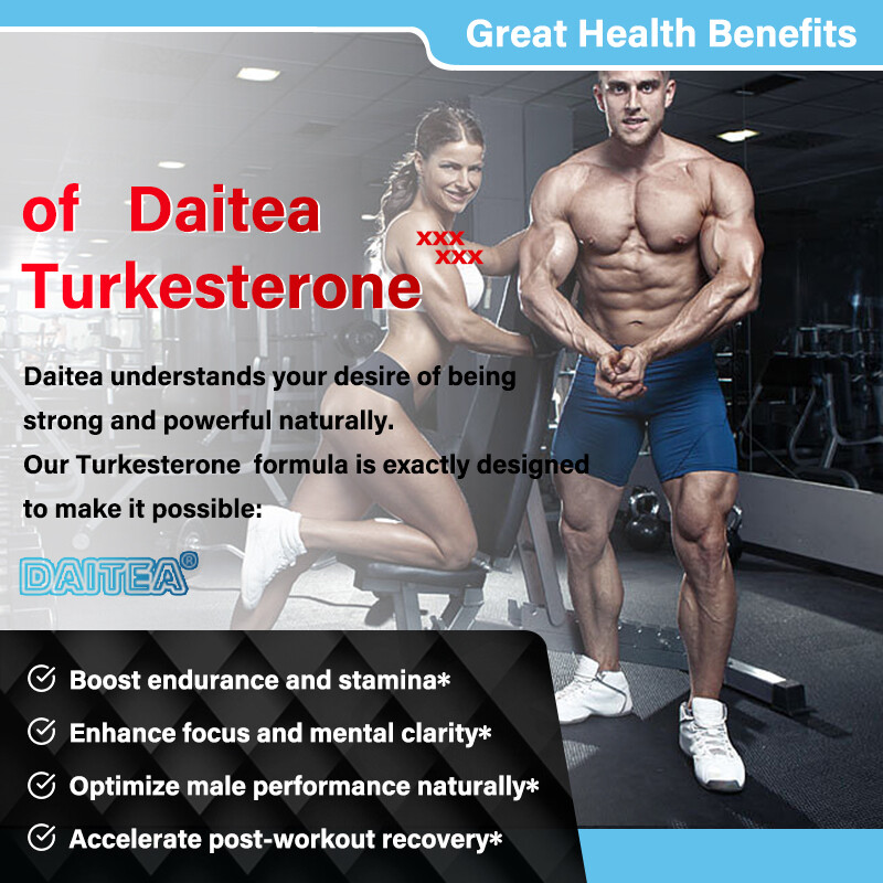 Turkesterone 10,500mg and Ecdysterone 300mg (120 Caps) Support Male Performance