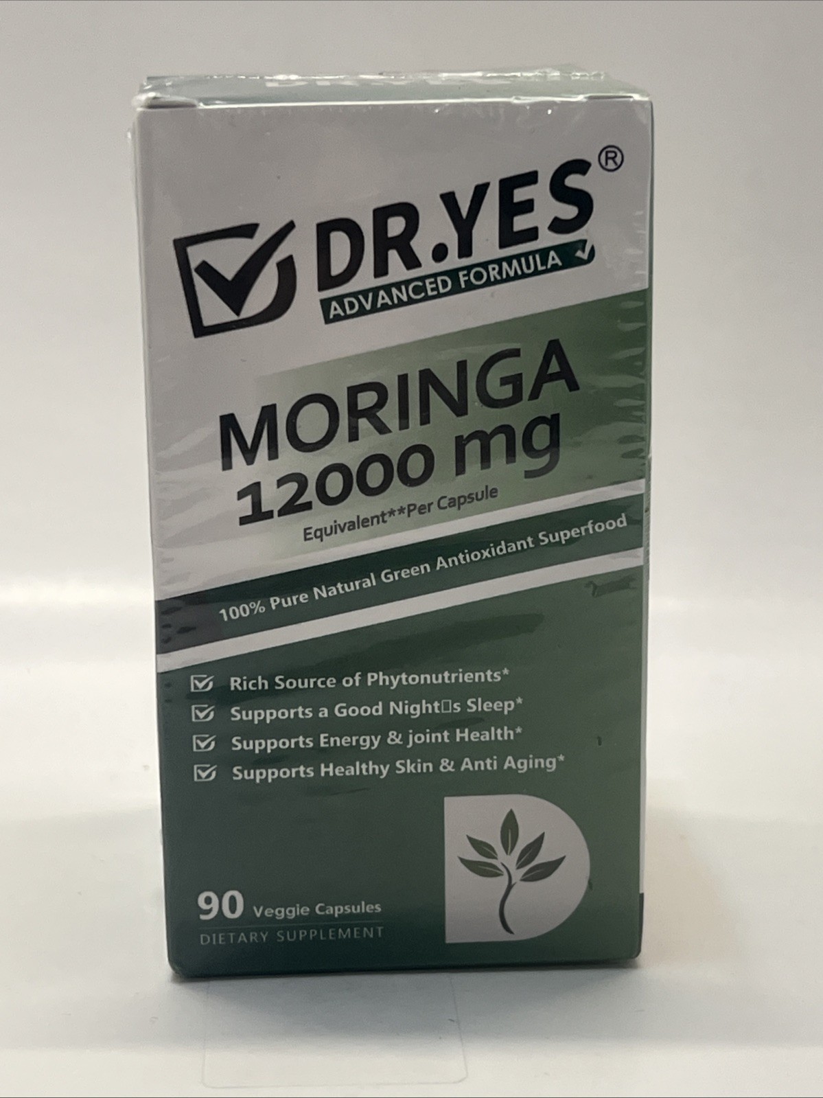 4x Dr. Yes Advanced Formula Moringa Capsules 12000mg 90ct (360 Total) EXP 06/27