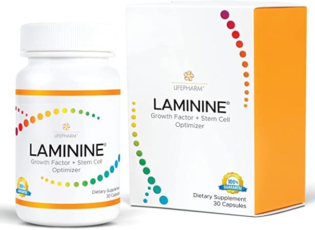 1 LifePharm Laminine Cellular Health Supplement 30 Ct Fresh & Sealed Exp 10/2024