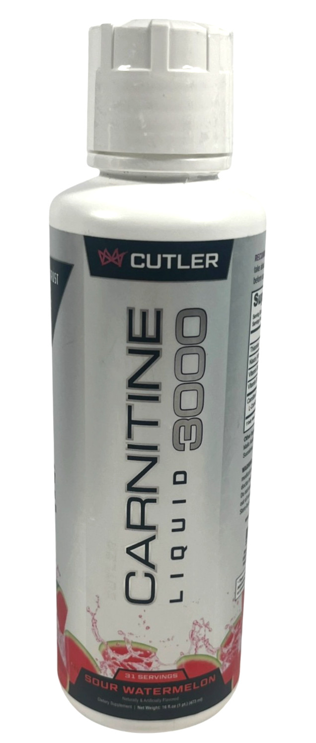 Cutler Nutrition Liquid Carnitine 3000 – NEW & Sealed – EX 06/28
