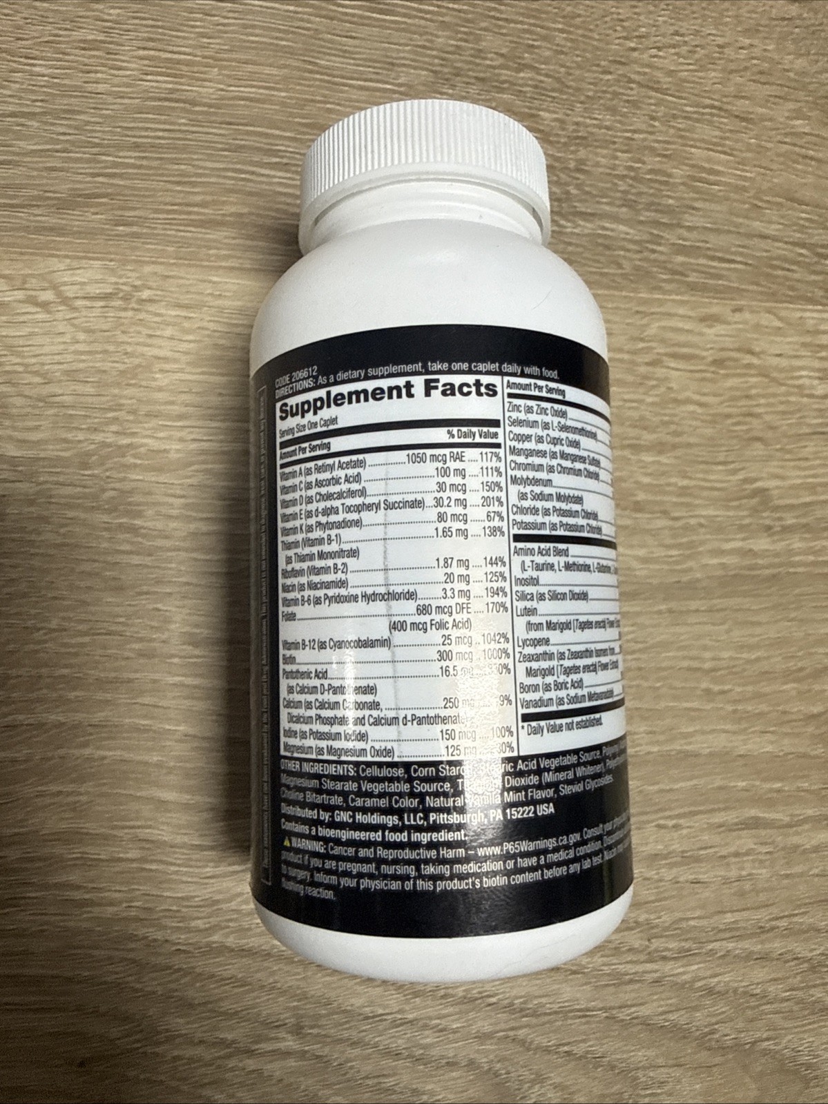 GNC Mega Men Essentials Multivitamin 60 Caplets Daily Men’s Vitamin – Exp 2/2027