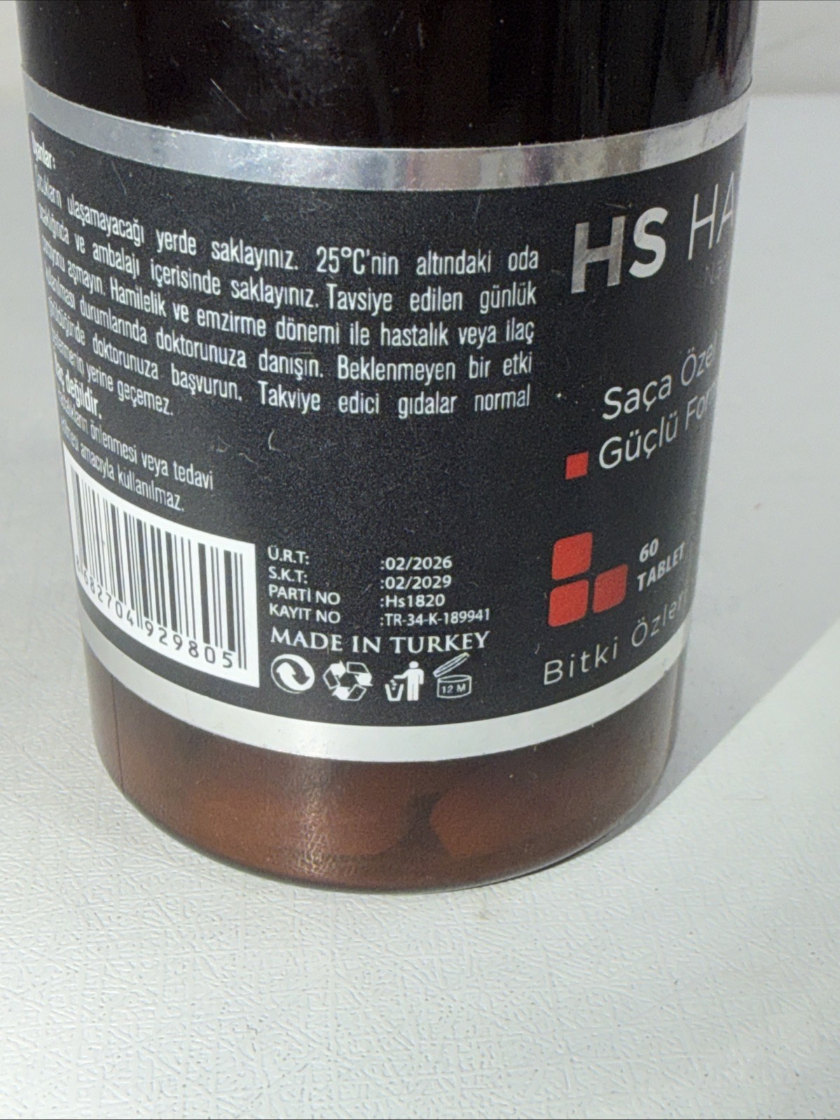HS Hair Style supplement nourish hair With Biotin And Coenzyme Q10 Sealed 60 Tab