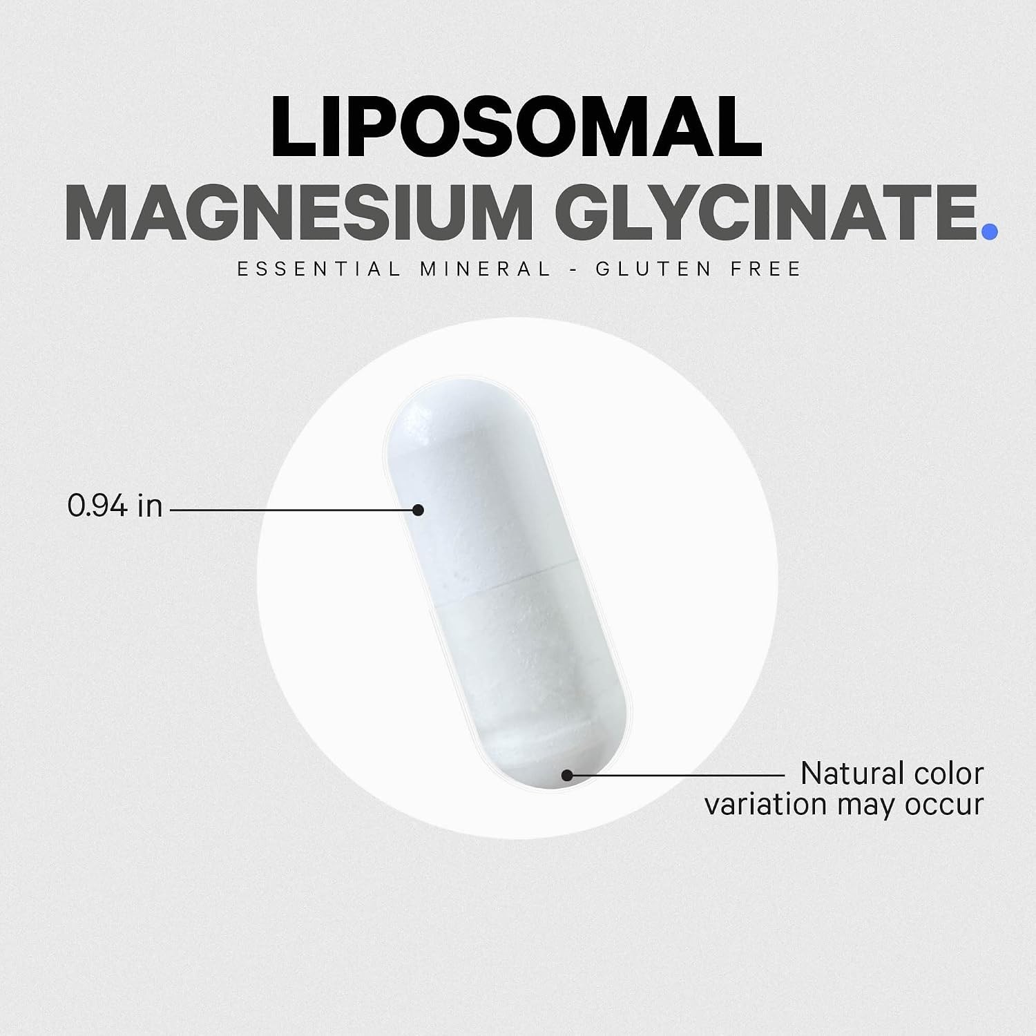 Codeage Liposomal Magnesium Glycinate 240 Count (Pack of 1), No Color