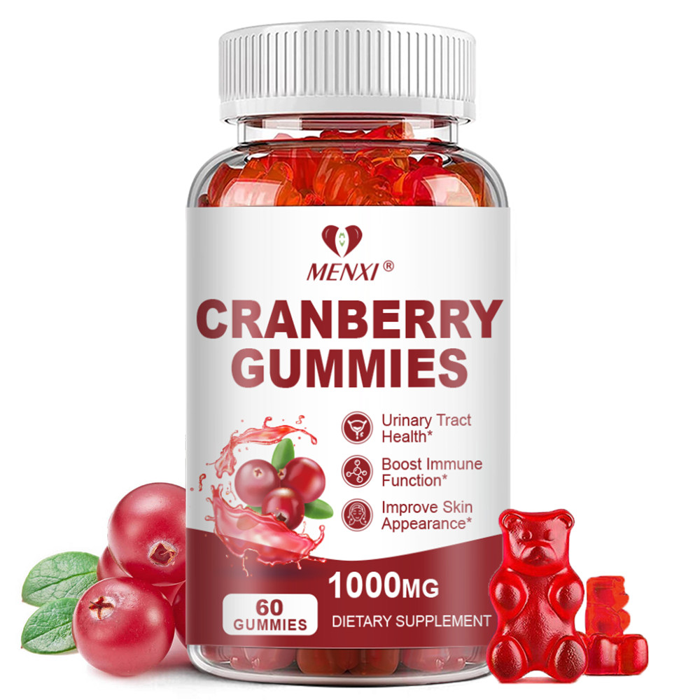 Cranberry Gummies 1000mg – Gluten Free, Allergen Free, Nutrient Rich, Vegan