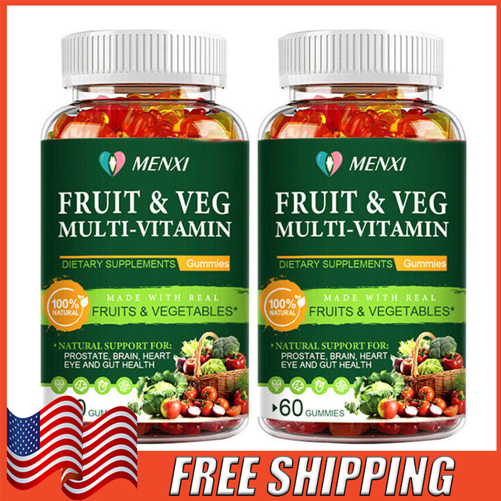 (2 Packs) Fruits and Veggies Gummies Balance of Daily Fruits & Vegetables