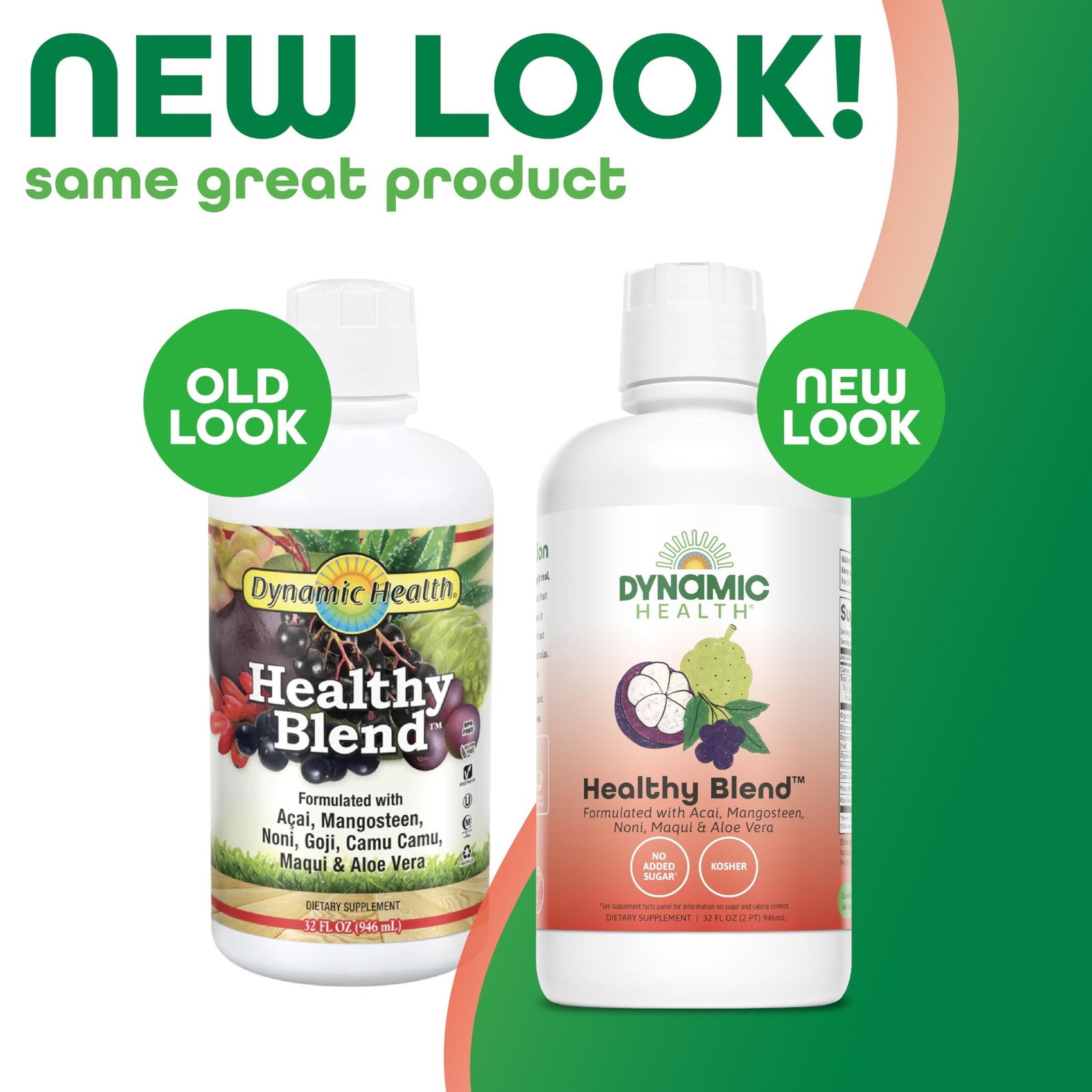 Dynamic Health Healthy Blend with Acai, Mangosteen, Noni, Maqui & Aloe Vera, …