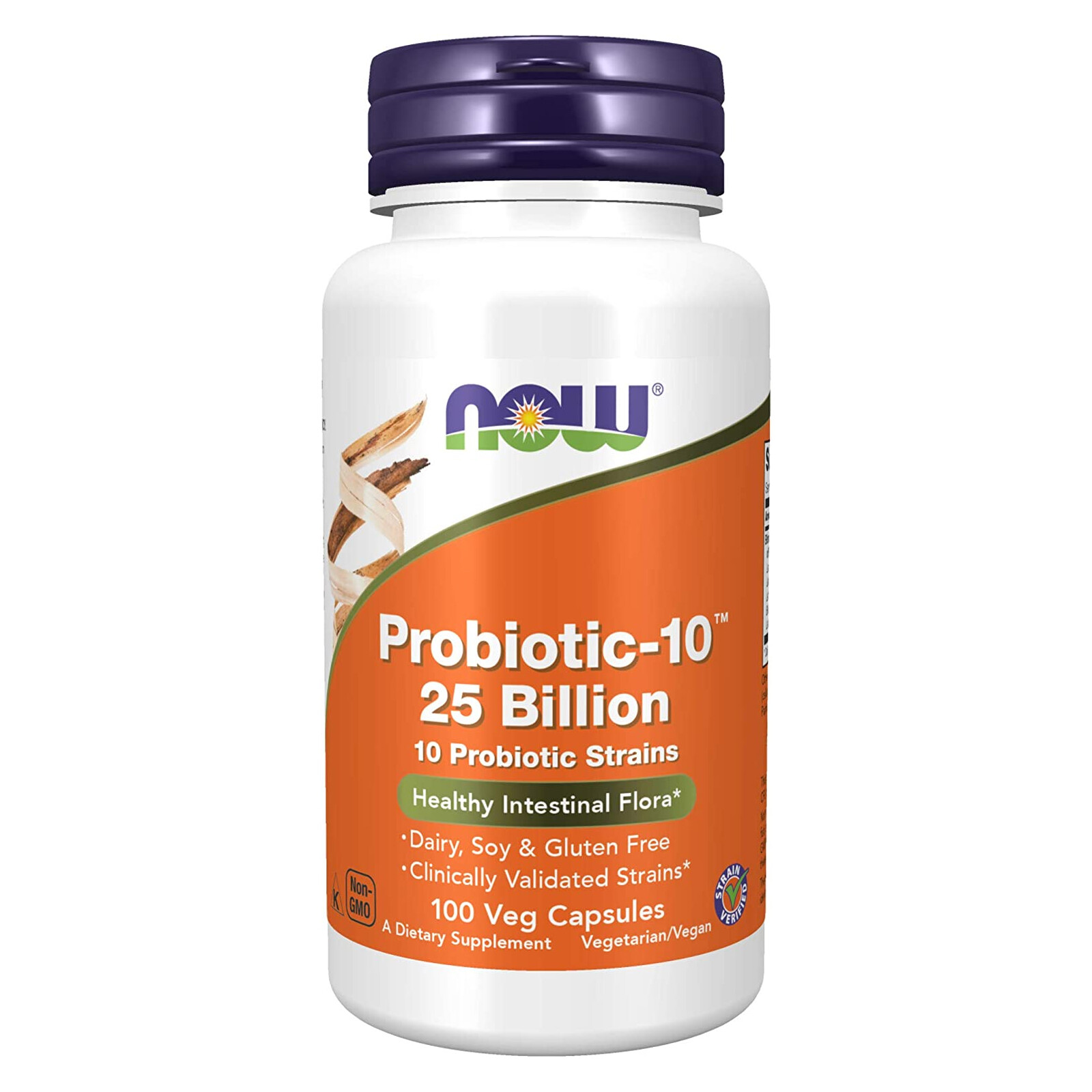 NOW FOODS Probiotic-10 25 Billion – 100 Veg Capsules