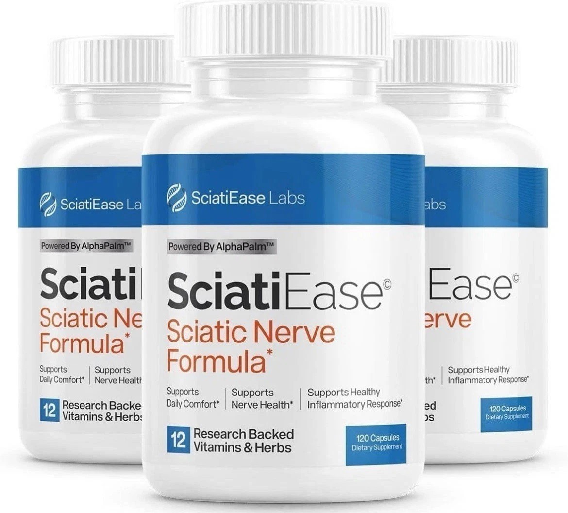 US SciatiEase Labs Sciati Ease Sciatic Nerve Formula 300mg – 120 Capsules