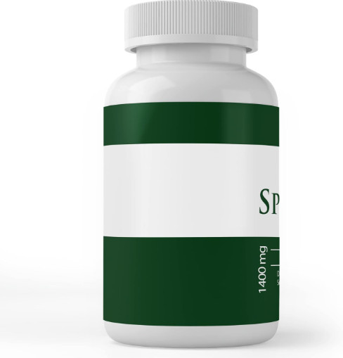 Spirulina Double Strength 1400 mg Organic 100 Tablets