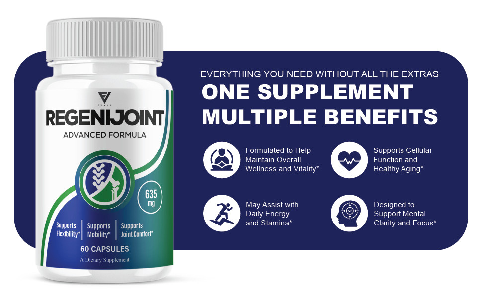 (5 Pack) RegeniJoint Advanced Formula, Regeni Joint Support (300 Capsules)