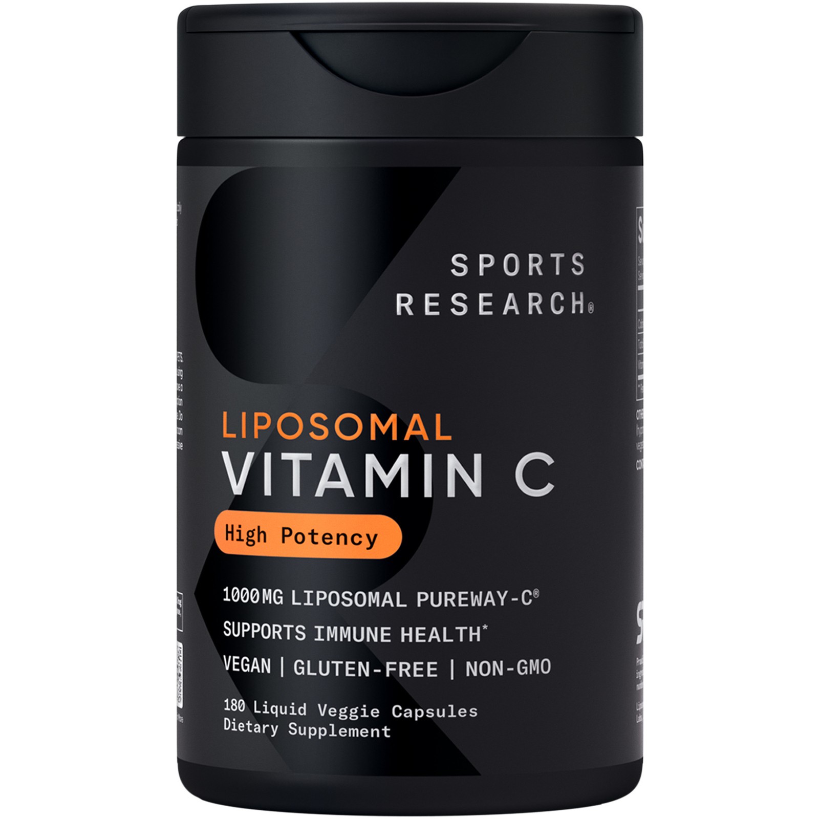 Vitamin C Liposomal 1000mg (180 liquid veggie capsules)