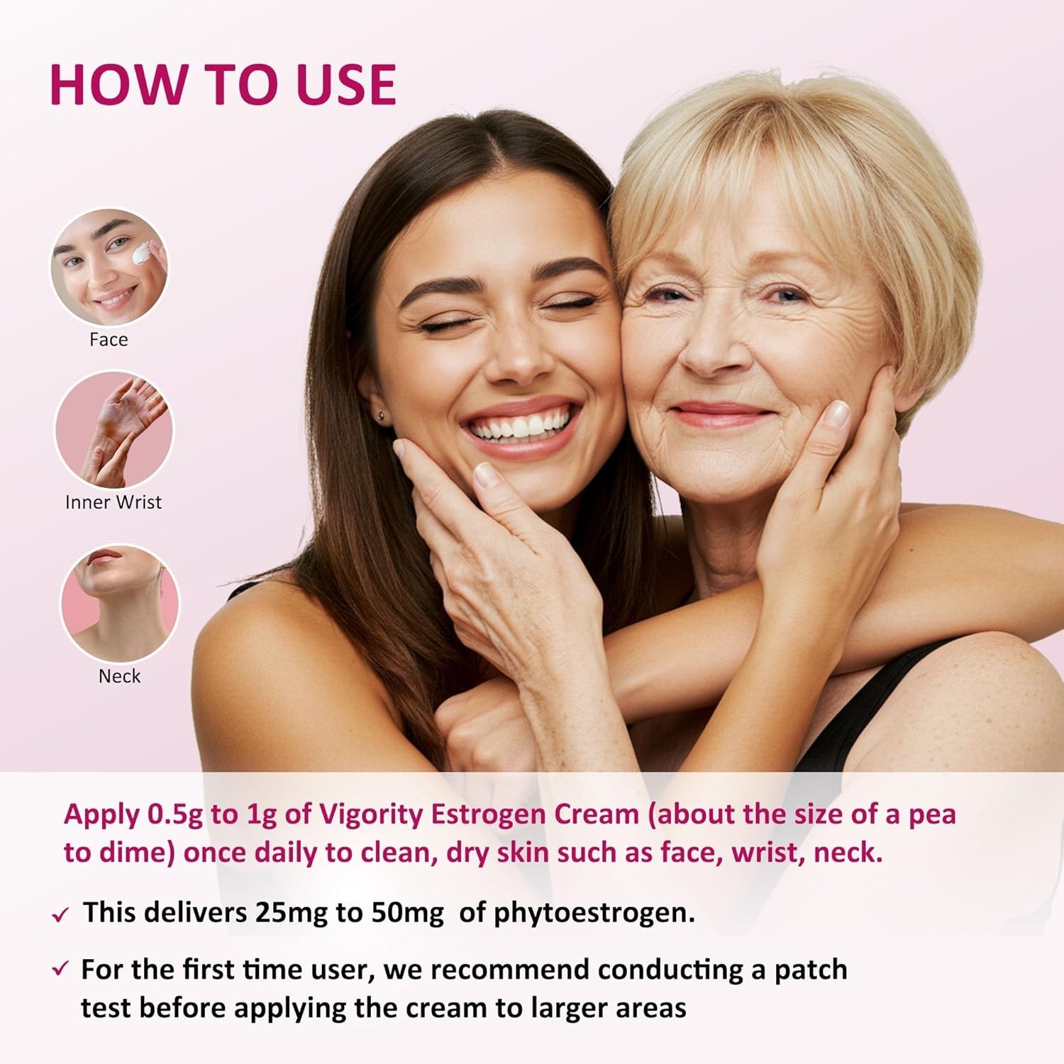 Estrogen Cream For Women, Natural Bioidentical, Hot Flashes Menopause Relief,…