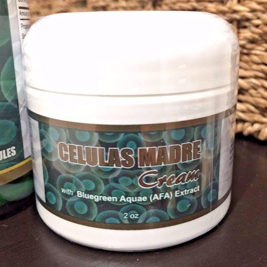 Kit Celulas Madres Capsules / Cream with bluegreen aquae ( AFA Extract ) bioxcel