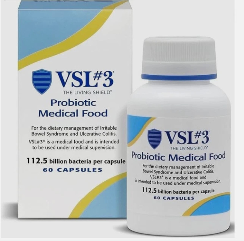 VSL#3 Probiotics 112~5B CFUs High-Potency Gut Support 60 Capsules New~