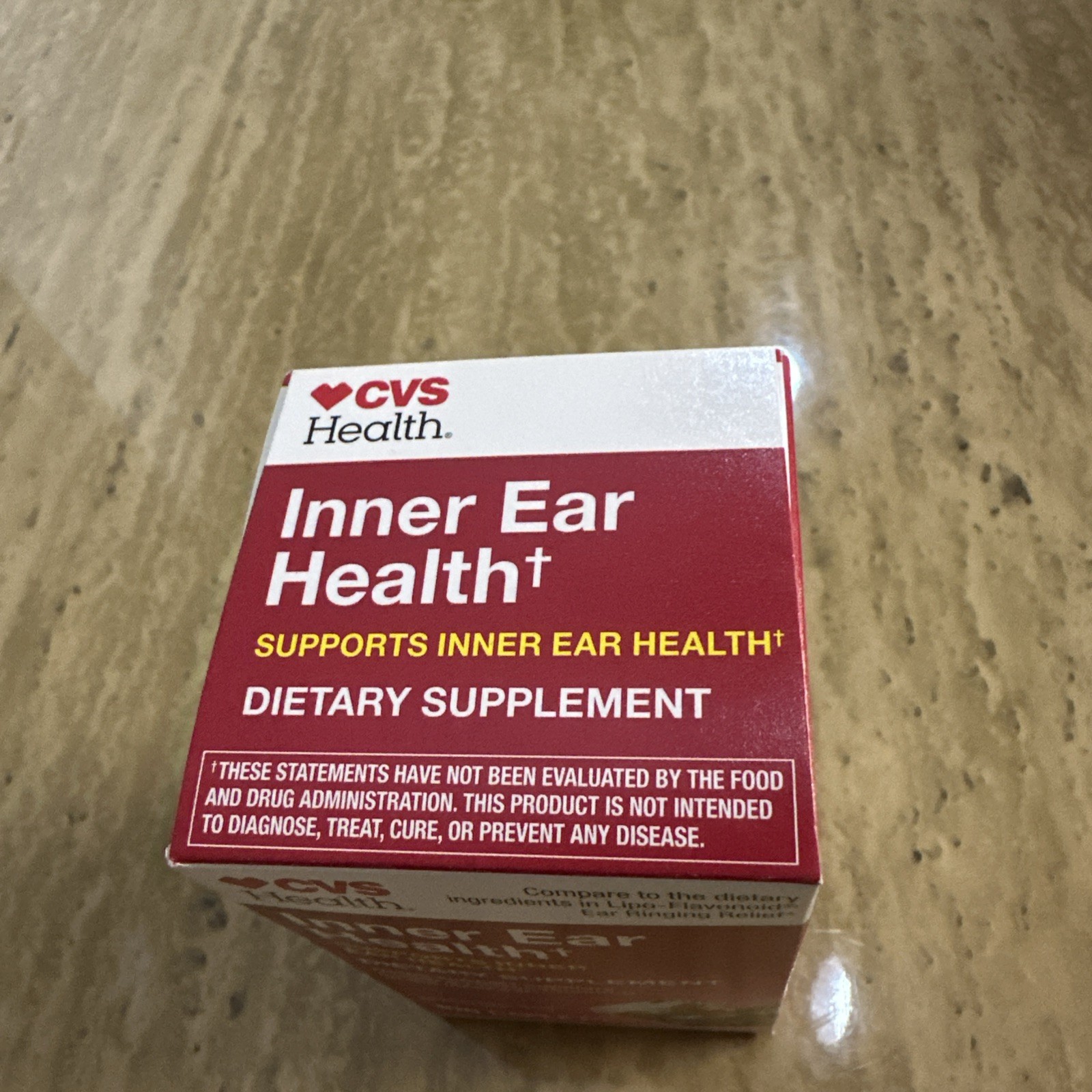 Equate Inner Ear Health Plus Caplets Dietary Supplement, 100 Ct .EXP 03/2027