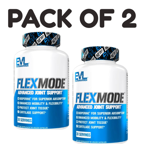 EVLution Nutrition FlexMode High Absorption Joint Support – 90 Count – Pack of 2