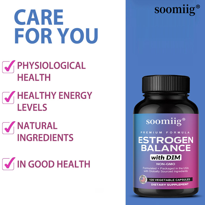 Estrogen Balance Boost Energy Promote Skin Health Improve Mood 120 Capsules US