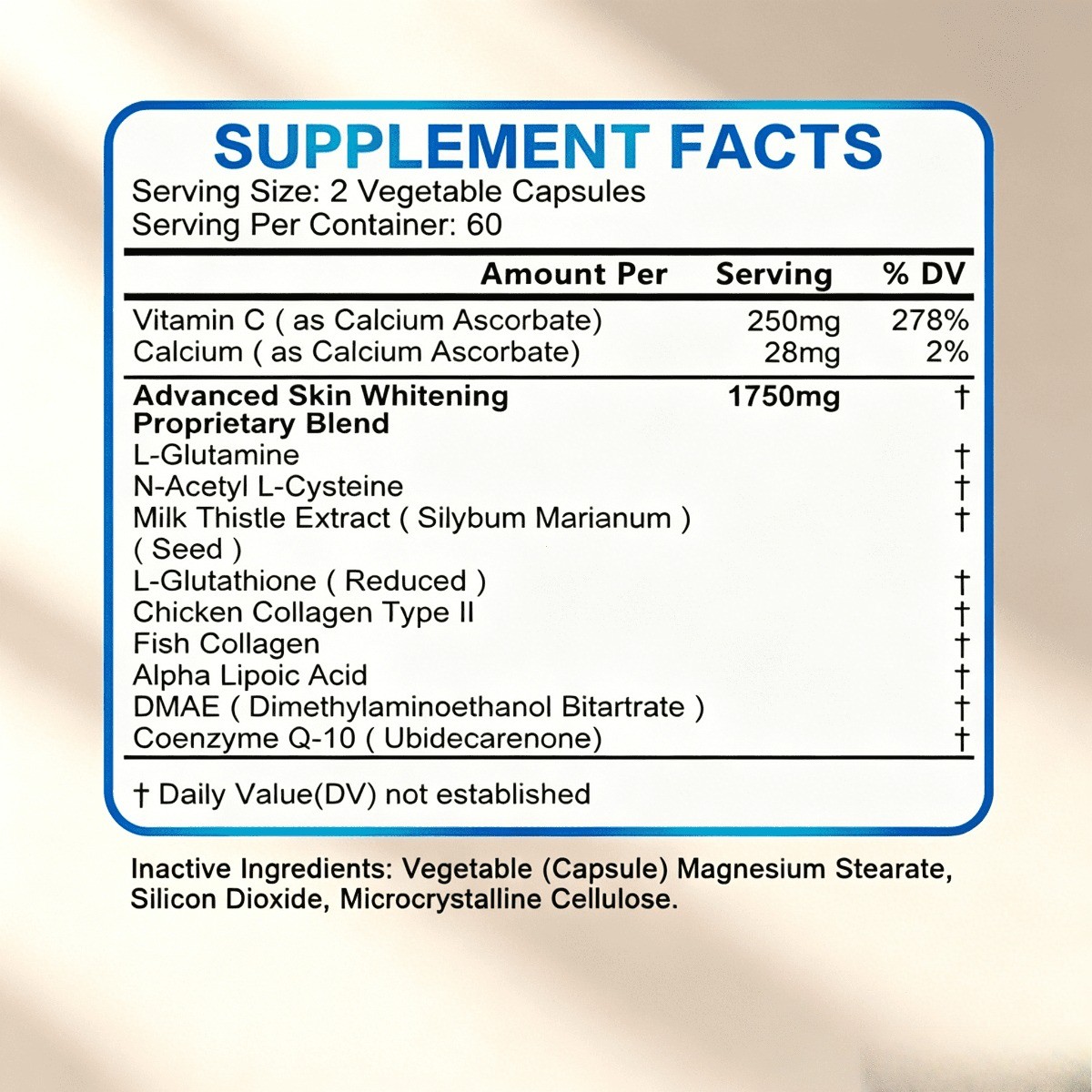 Daitea NAC + Glutathione – Supports Liver & Skin Health,120 Capsules,Antioxidant