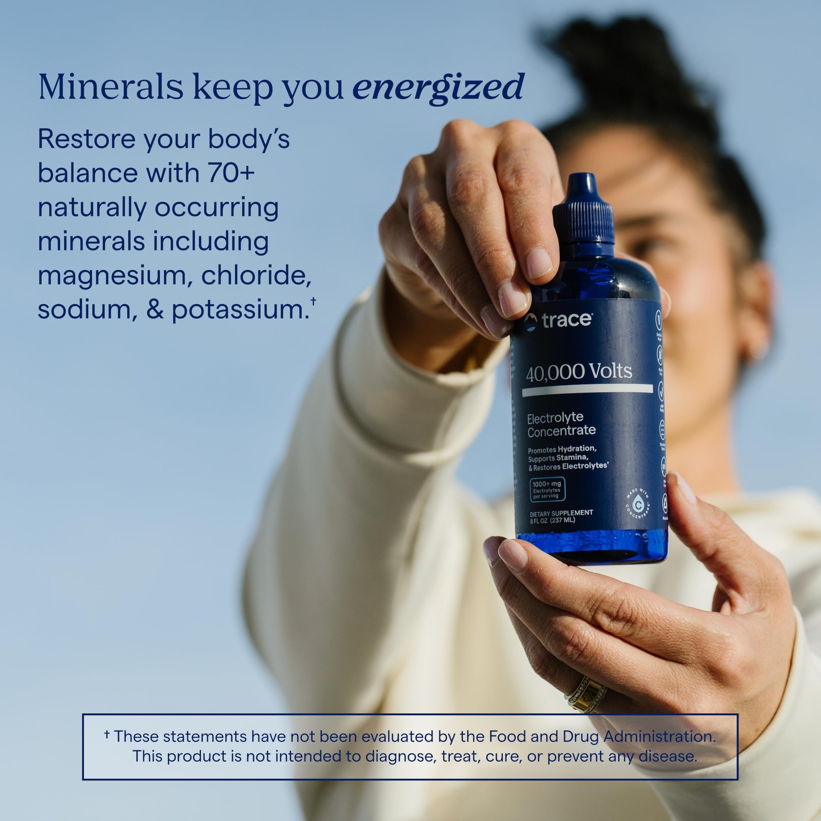 Trace Minerals 40,000 Volts – Supports Hydration, Energy, Muscles, Stamina, and
