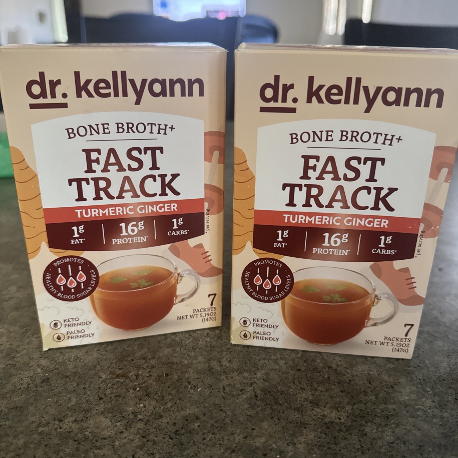 Fast Track Bone Broth Packets (11 Servings)– 16G Protein, Grass-Fed Hydrolyzed