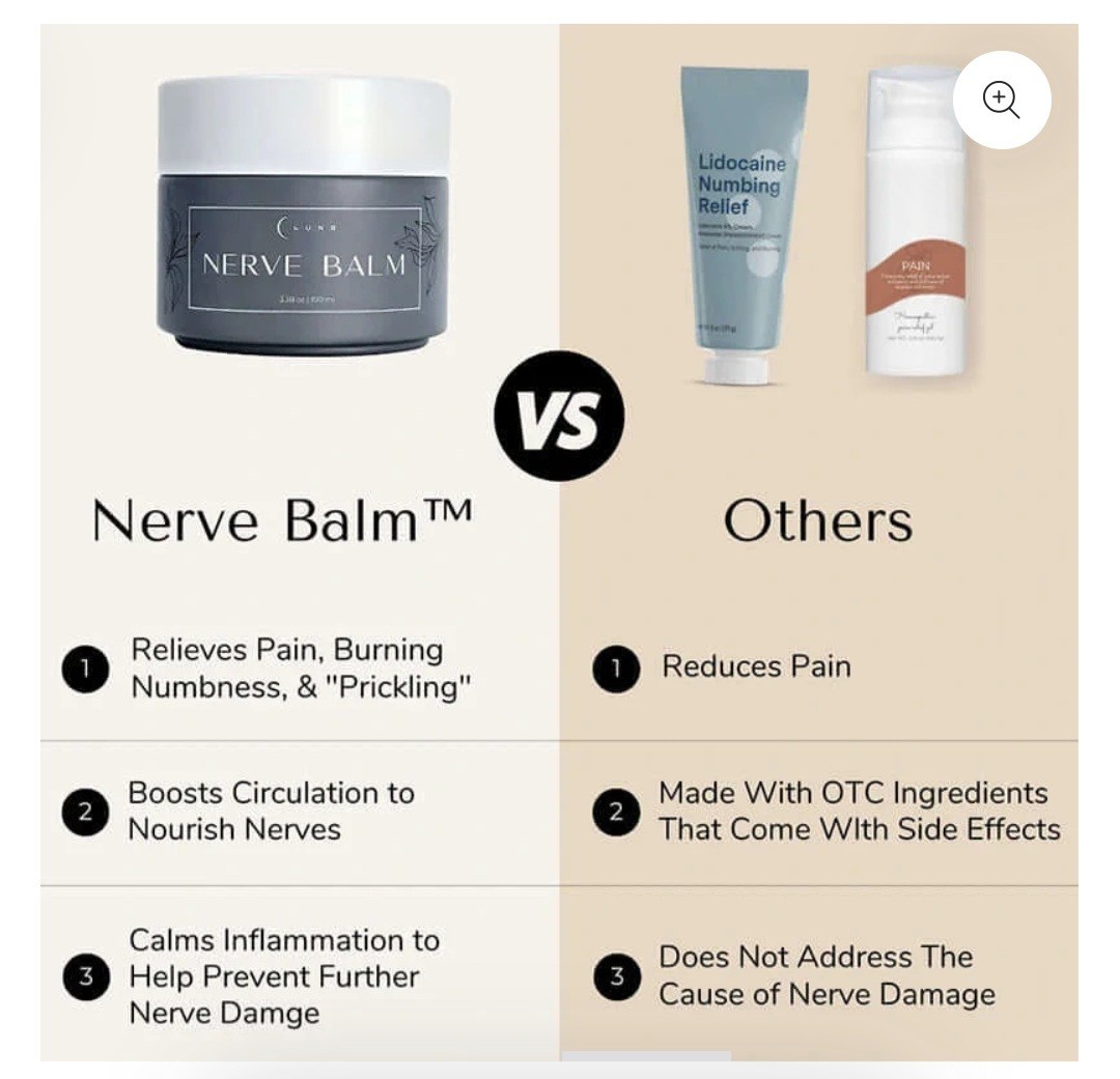Lune Nerve Balm Neuropathy Cream 3.4 oz / 100ml