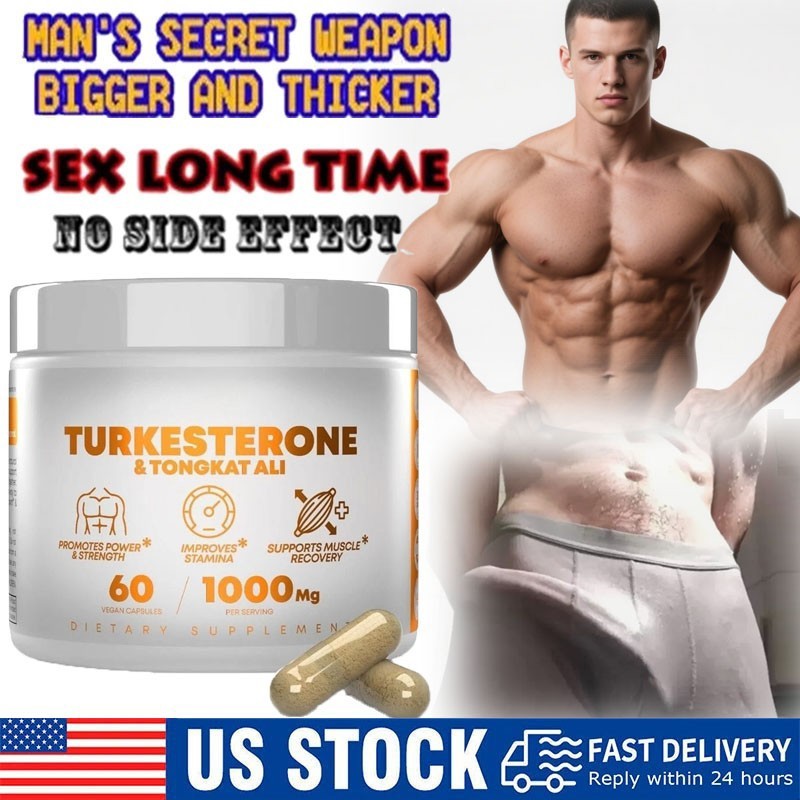 Turkesterone 1000 Mg Pure Capsules Supplement Muscle Growth & Recovery 60 Pcs