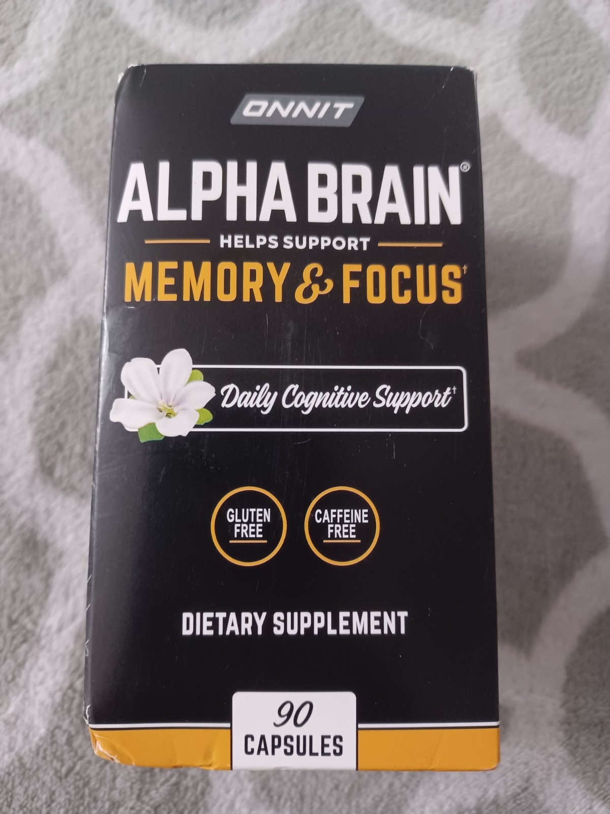Alpha Brain Memory Focus Daily Cognitive Support 90 Caps Exp. 11/2027