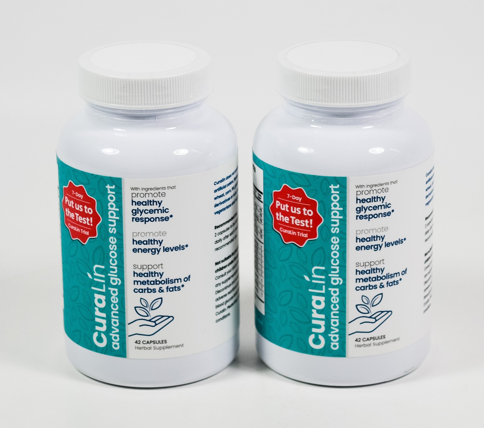 2 bottles CuraLin by CuraLife 42 capsules 11/2026
