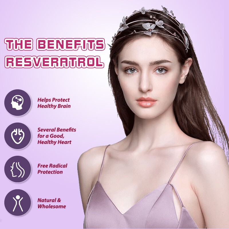 1200 MG Resveratrol Maximum Strength Natural AntiAging Antioxidant 60 Capsules