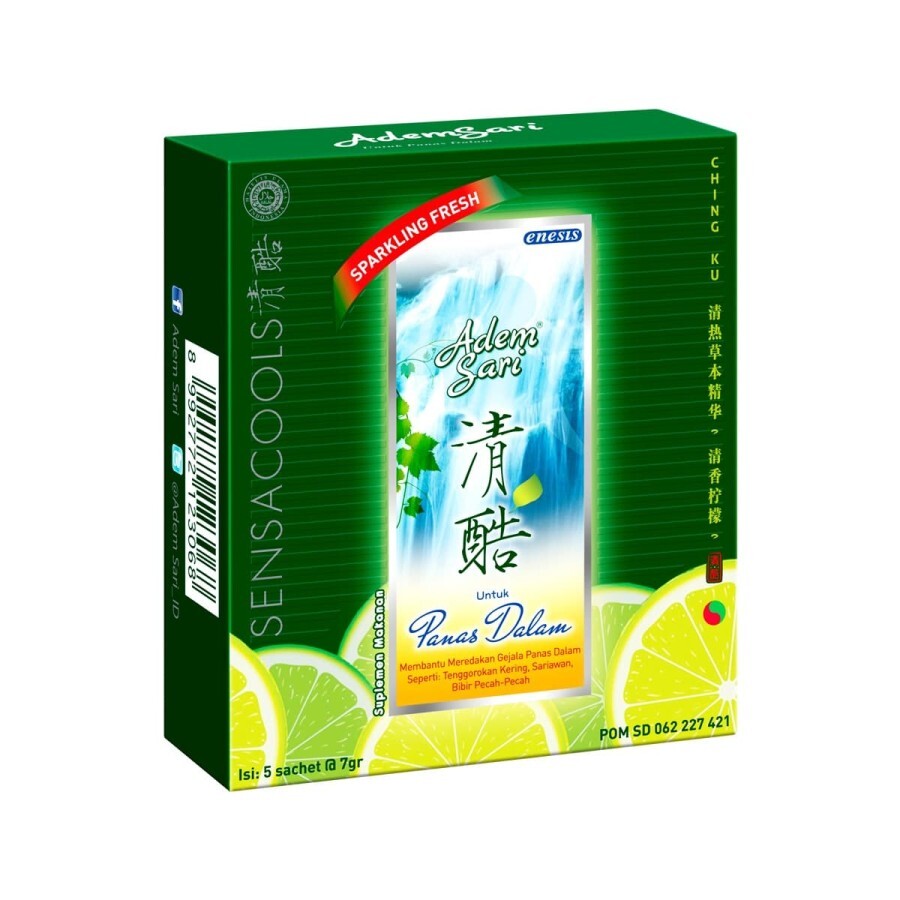 ADEM SARI SENSACOOLS CHING KU ANTIOXIDANT 6 PACK FREE SHIPPING US FREE TAX