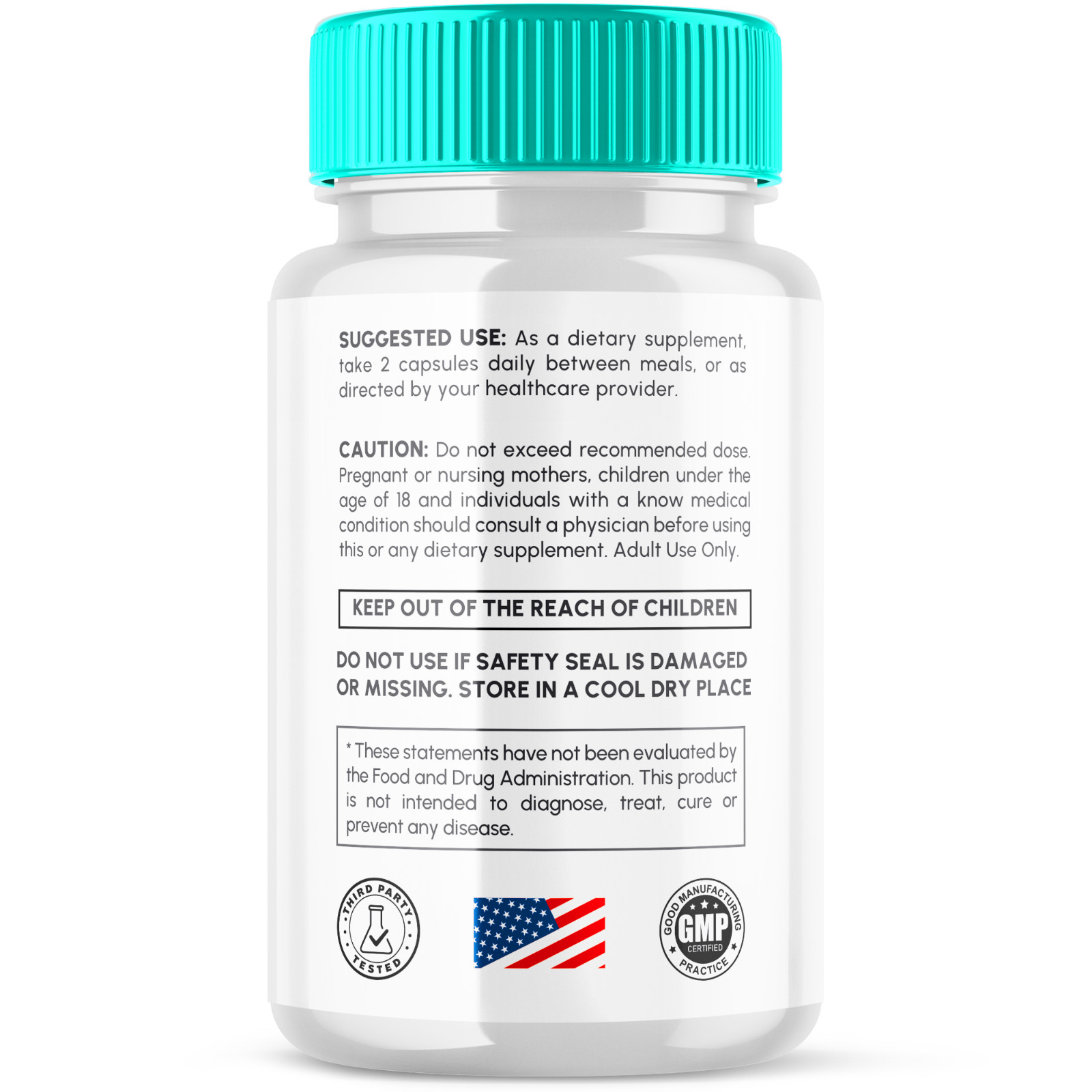 Blood Sugar Balance Herbal Supplement Support Pills 300 Capsules (5 Pack)