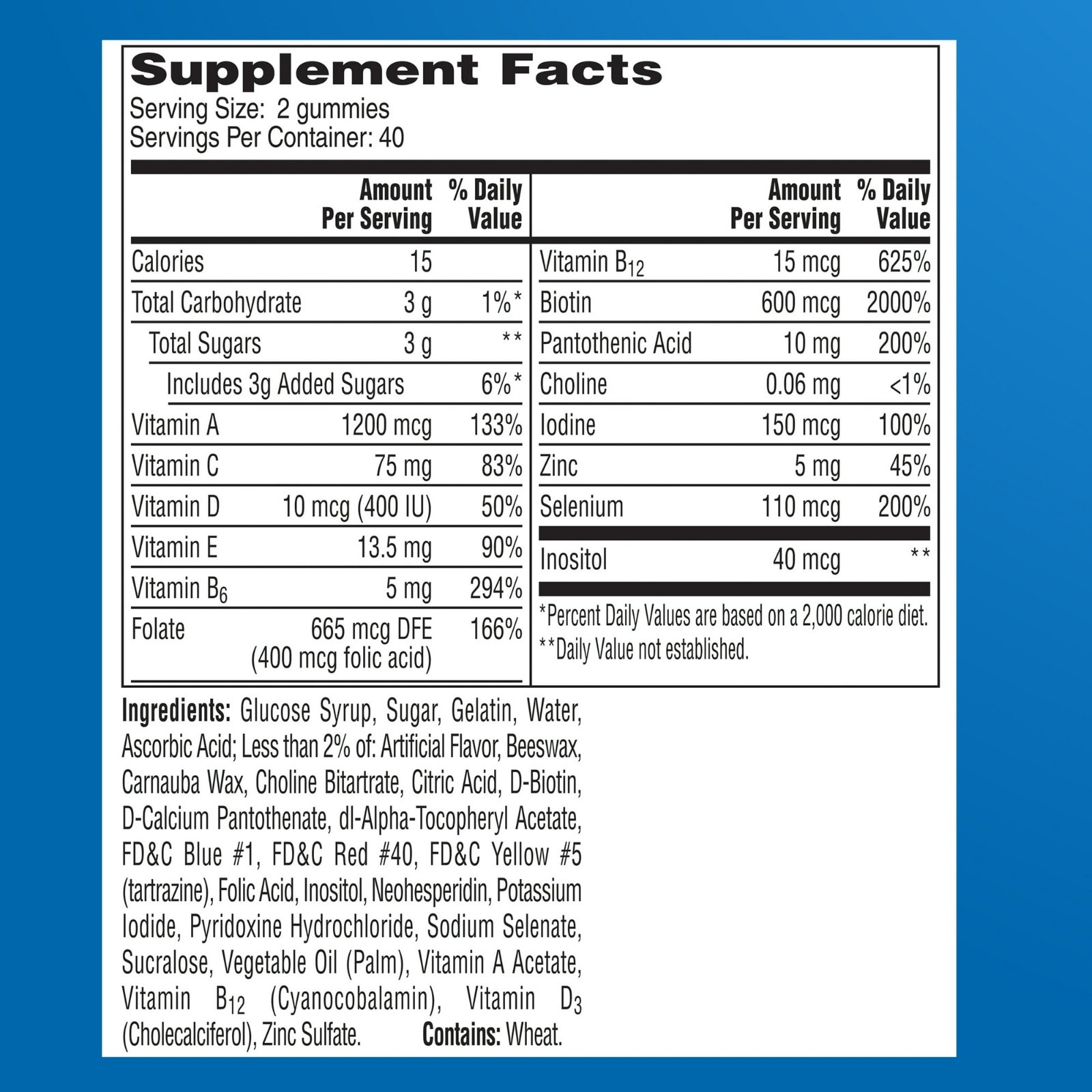 One A Day MEN’S VitaCraves 80 GUMMIES MULTIVITAMIN / MINERAL SUPPLEMENT Adult
