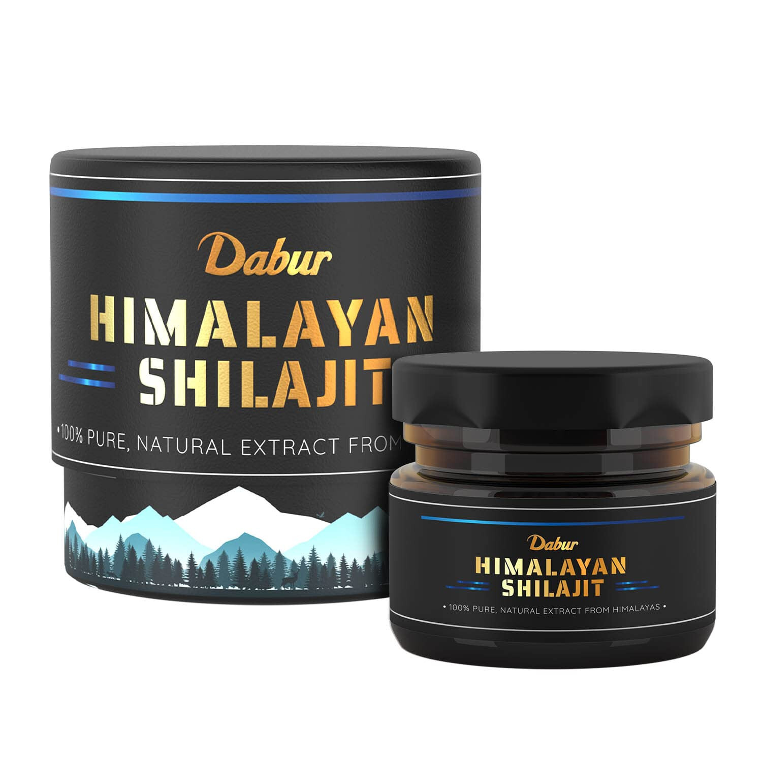 Dabur 100% Pure Himalayan Shila-jit Resin 15g II Boosts Stamina and Energy