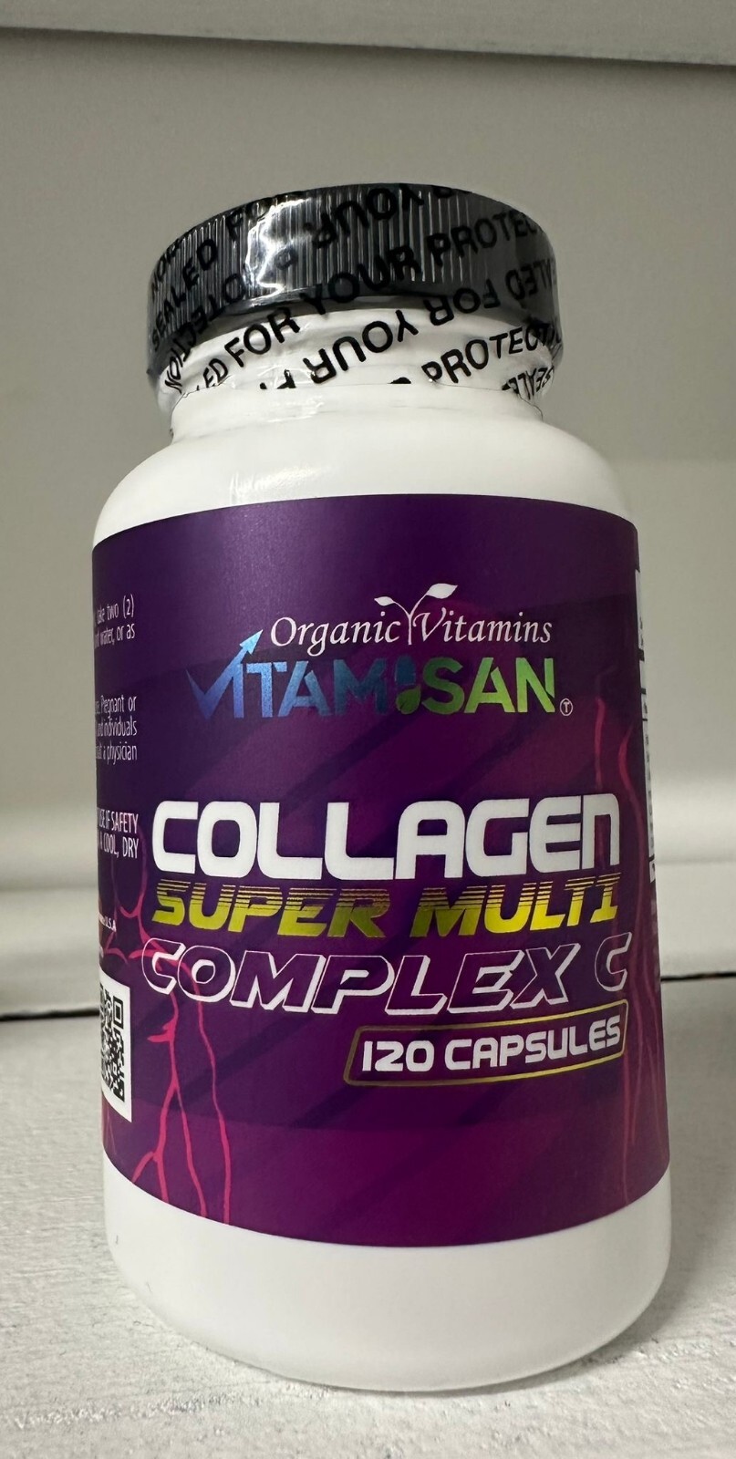 Collagen+Vitamin C,Biotin,Anti-Aging,4x120capsules=480capsules (Hair,Nails,Skin)