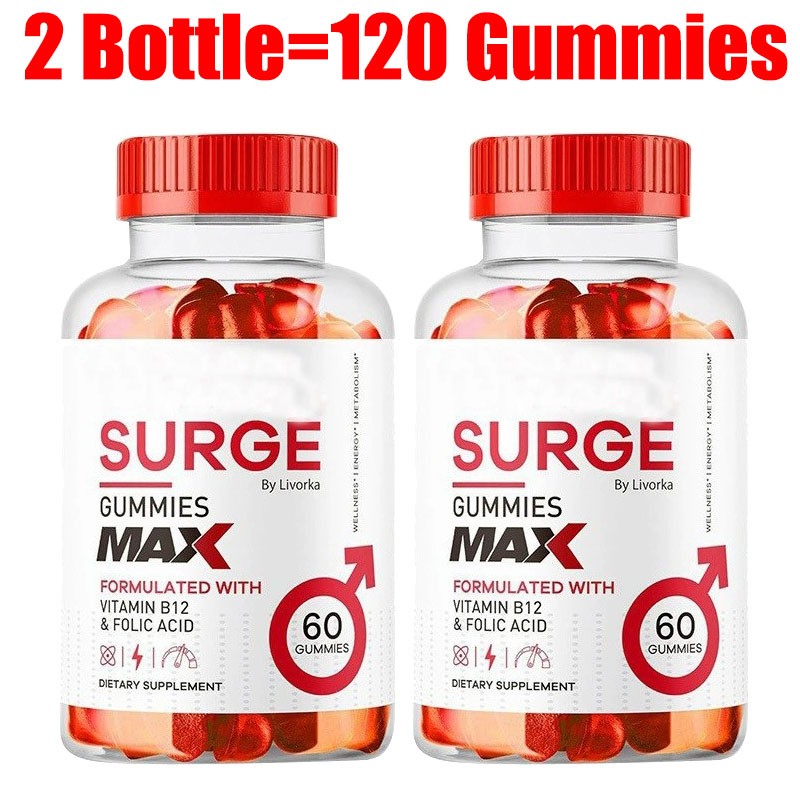 Improved Vital Surge Male Gummies Maximum Strength Vital Surge Advanced Formula