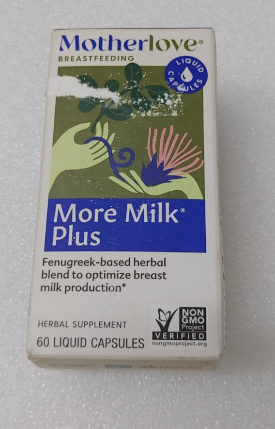 MotherLove More Milk Plus Lactation Supplement 60 Liquid Capsules 07/2026 Retail