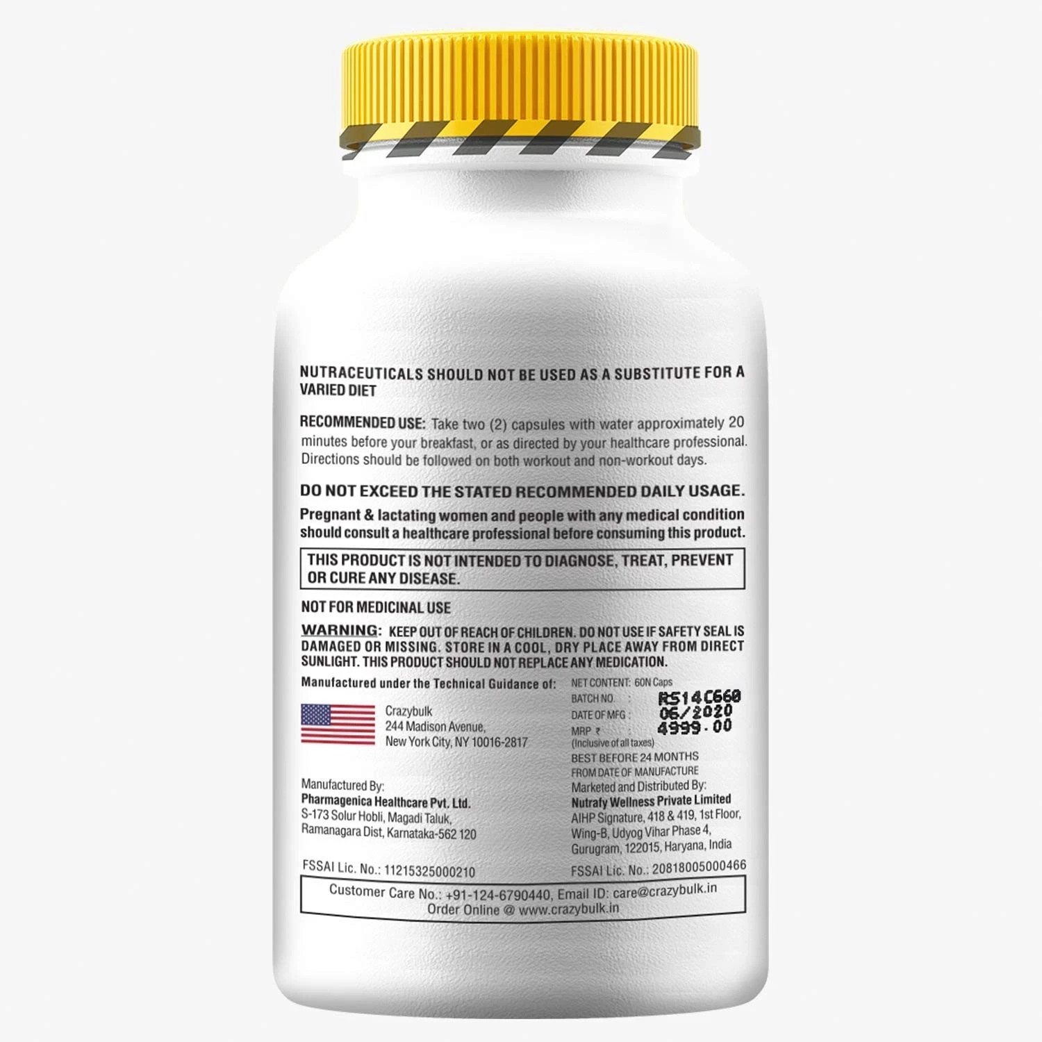 Crazybulk Gynectrol Natural Alternative 60 Capsules Pack of 1 Free Shipping.