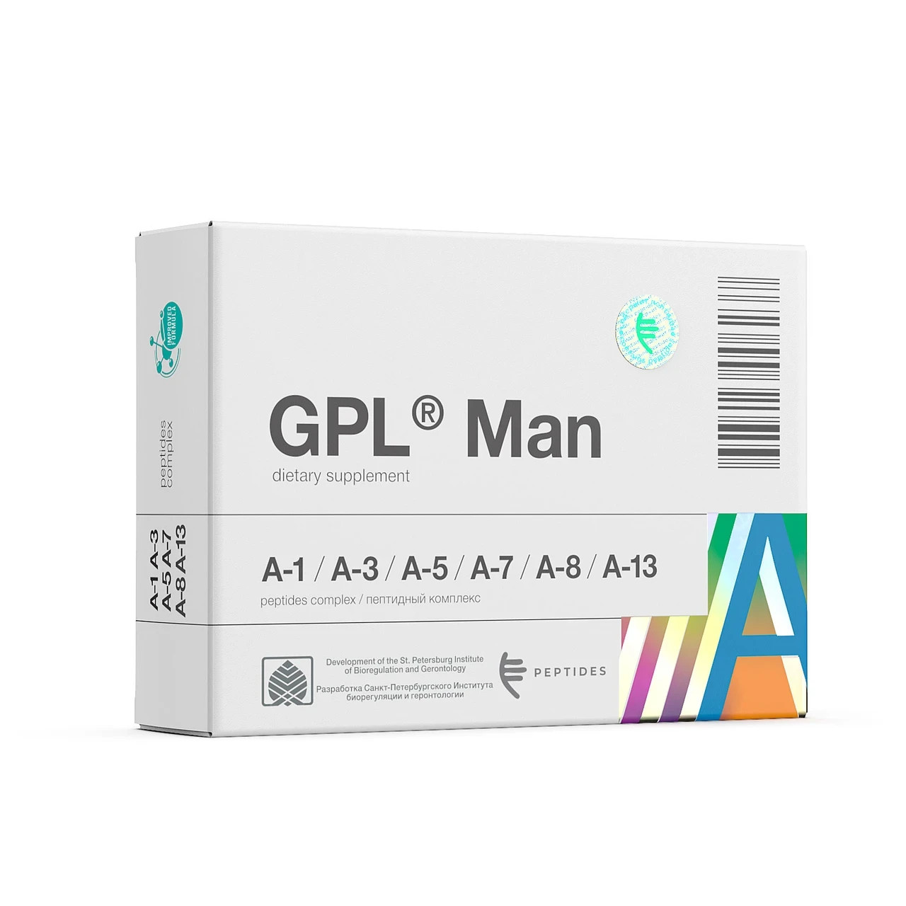 GPL® Man Natural Bioregulator Complex – 30 Capsules