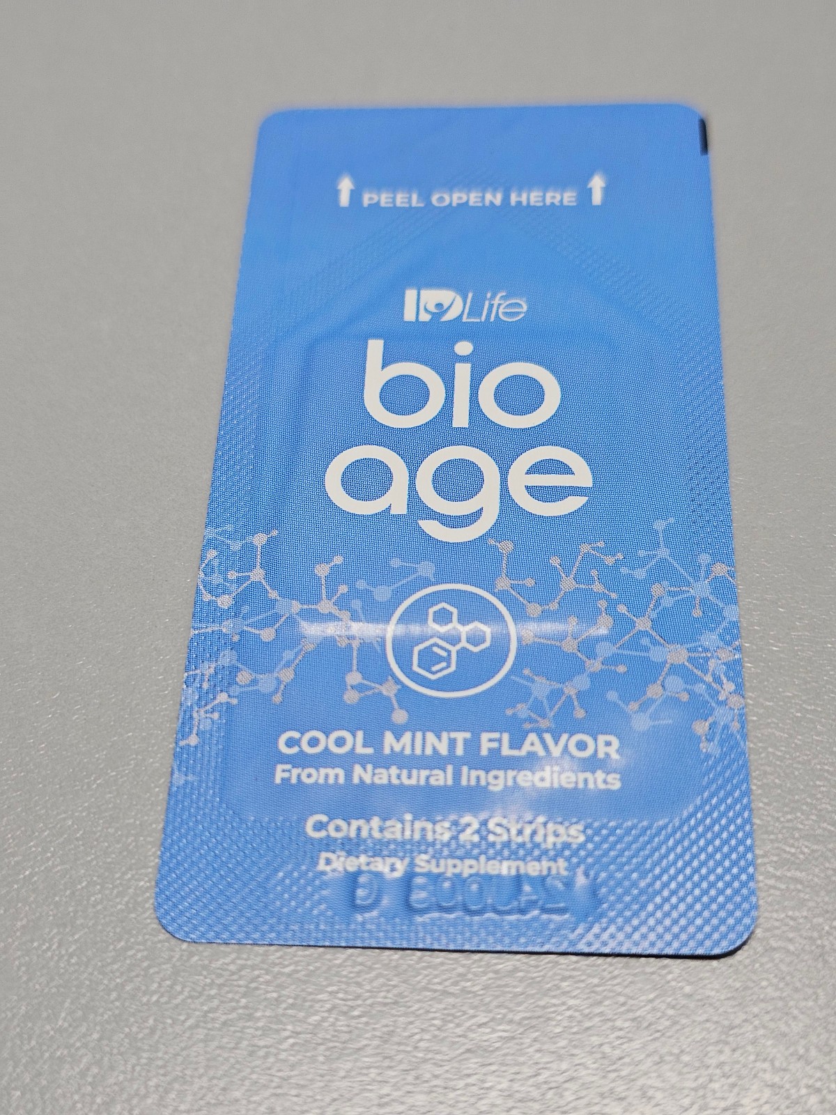 ID Life Bio Age – Anti-aging Support – Cool Mint – 30 strips = 15 Servings -New!