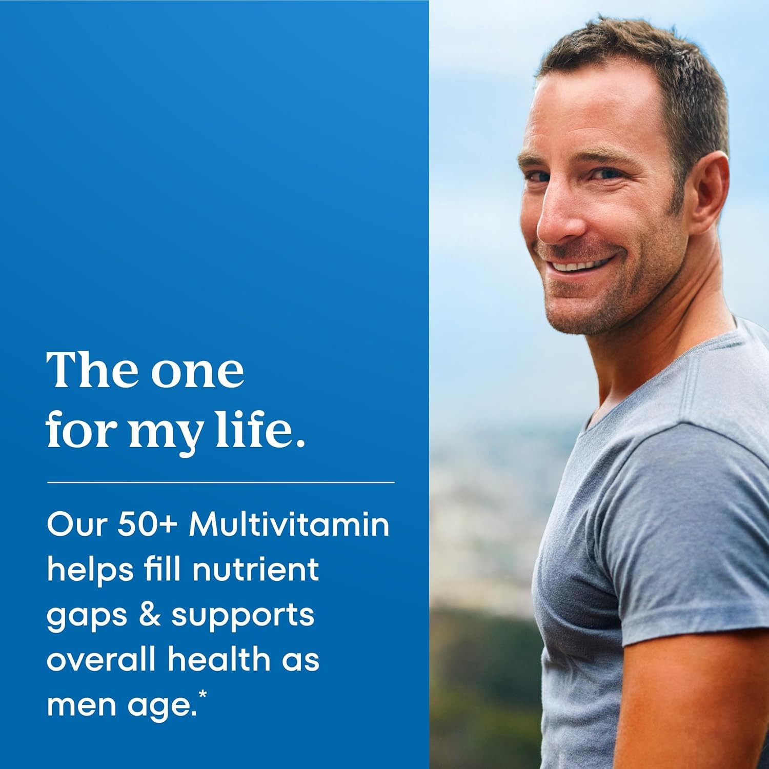 One A Day Men’s 50+ Multivitamins, Supplement with A, C, D, E and Zinc