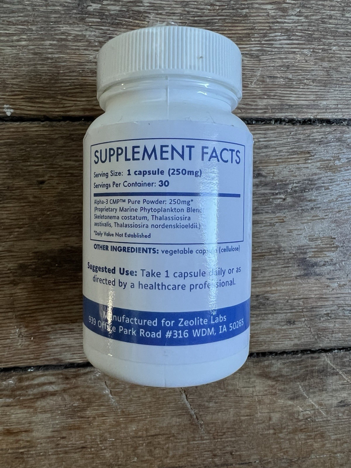 PhytoCharge™ | Concentrated Marine Phytoplankton 250mg of Alpha-3 CMP™/capsule